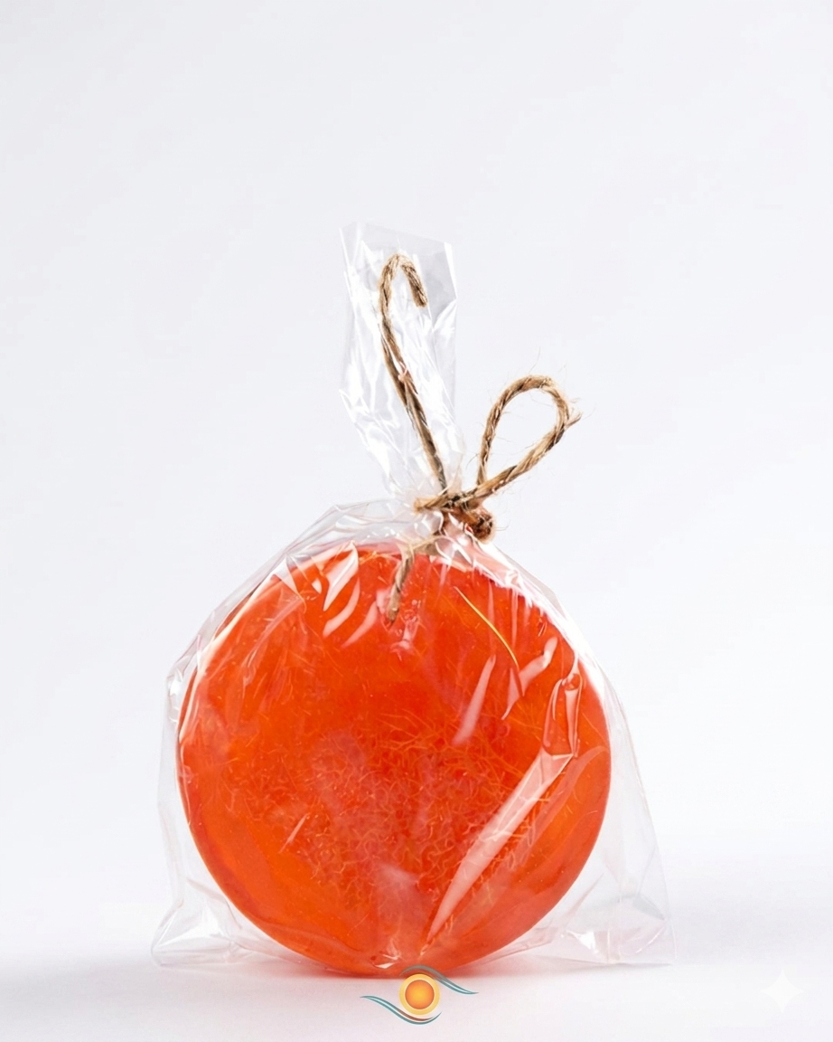 Natural Mineral Glycerin Soap with Loofah Sponge